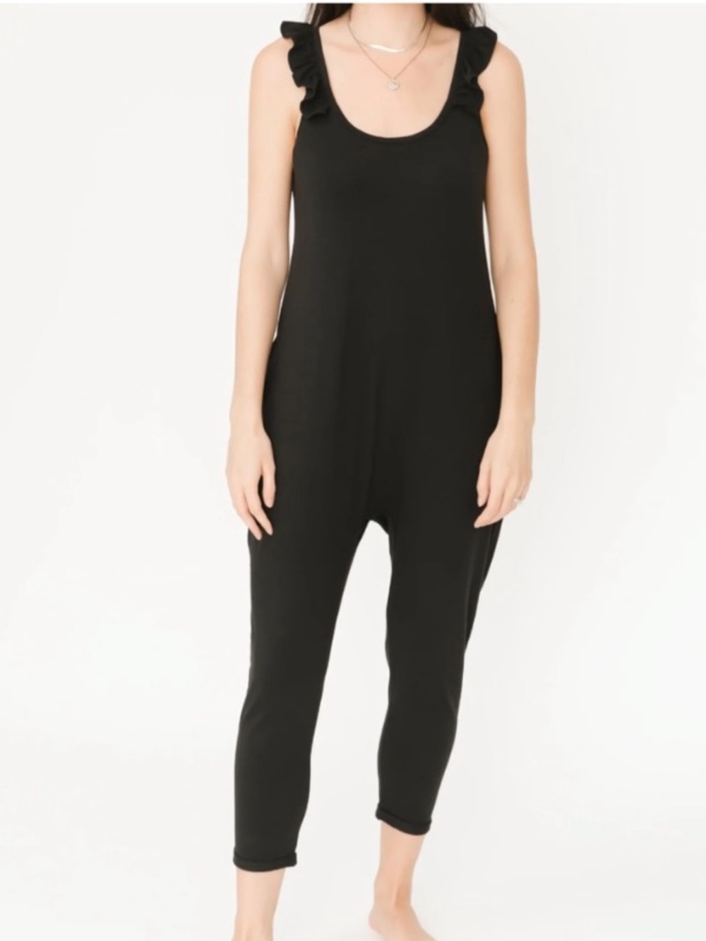 NWT Smash + Tess Sweetheart Romper Black Large